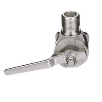 SEACHOICE 19541 Antenna Rail Ratchet Mount with Heavy-Duty Handle - 316 Stainless Steel