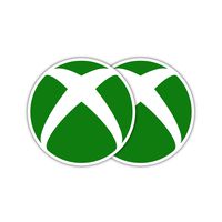Stickernaut Decals Compare to Xbox Badge Xbox Emblem Sticker for Water Bottles Car Decals 2 Pack [Premium Matte Waterproof Vinyl]