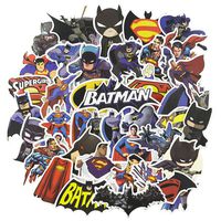 Batman Laptop Stickers 45pcs, Cool Kids/Teen Vinyl Computer Waterproof Water Bottles Skateboard Luggage Decal Graffiti Patches Decal (The Dark Knight)