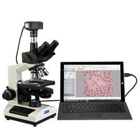 OMAX 40X-2000X Super Speed 10MP USB3 Phase Contrast Trinocular LED Microscope with Turret Phase Disk