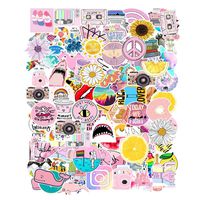 Cute VSCO Stickers for Water Bottles, 103 Pack Big Waterproof Aesthetic Trendy Stickers for Teens,Girls,Kids, Laptop Stickers for Phone,Luggage, Skateboard, Notebook