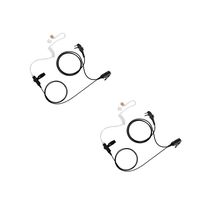 2 PACK Maxtop ASK2425-H4 1-Wire Clear Coil Surveillance Kit for Hytera HYT TC-518 TC-610 TC-700 TC-620