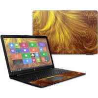 MightySkins Skin Compatible With HP 17t Laptop 17.3" (2017) - Golden Locks | Protective, Durable, and Unique Vinyl Decal wrap cover | Easy To Apply, Remove, and Change Styles | Made in the USA