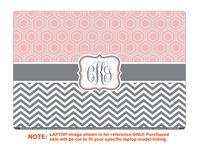 decalrus - Protective Decal for The Lenovo Yoga C930 (13.9" Screen) Laptop with Customized Monogram LEyoga13_C930-Monogram6