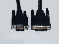 Sunnytech 6 ft DVI-I (12+5) to VGA (HD15) M/M Display Monitor Cable