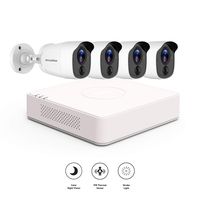 LaView 4 Channel Dvr Security System with 4 Pir Thermal Bullet Surveillance Camera