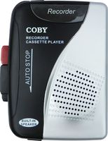 Coby CRV-21 Cassette Recorder/Player with Built-in Microphone and Speaker