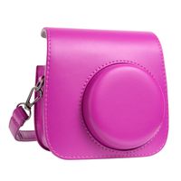 QUEEN3C Mini 9 Camera Case Bag for Fujifilm Instax Mini 9 Mini 8 Mini 8+ Instant Camera. (Purple)