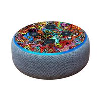 MightySkins Skin Compatible with Amazon Echo Dot (3rd Gen) - Acid Trippy | Protective, Durable, and Unique Vinyl Decal wrap Cover | Easy to Apply, Remove, and Change Styles | Made in The USA
