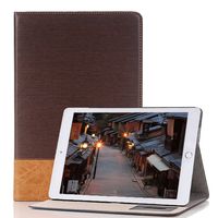 elecfan iPad Pro 10.5 inch Case, Folio Stand Cover with Card Slots, Premium PU Leather Case, Screen Protective Business Cover for Apple iPad Pro 10.5 - Brown
