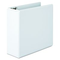 Wilson Jones 4 Inch 3 Ring Binder, Basic D-Ring View Binder, White (W386-54WA)