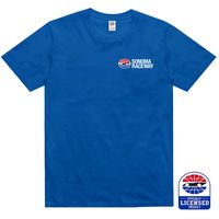 Sonoma Raceway New Track Map Tee Blue