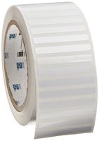 Brady THT-15-473-2.5 2" Width x 0.25" Height, B-473 Static Dissipative Polyester, Gloss Finish White Thermal Transfer Printable Label (2500 per Roll)