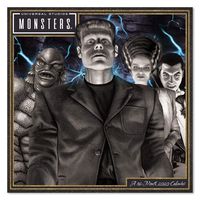 2020 Classic Monsters Wall Calendar (DDW2232820)