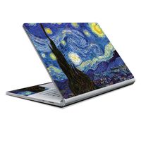 MightySkins Skin Compatible with Microsoft Surface Book 2 13" (2017) - Starry Night | Protective, Durable, and Unique Vinyl Decal wrap Cover | Easy to Apply, Remove | Made in The USA