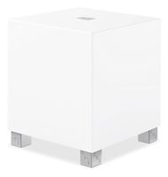 REL Acoustics T/5i Subwoofer, 8 inch Down-Firing Driver, Arrow Wireless Port, High Gloss White