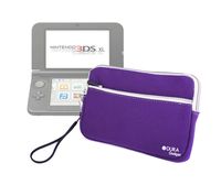 DURAGADGET Purple Water Resistant Protective Neoprene Cover - Suitable for use with Nintendo 3DS XL Games Console