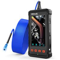 Oiiwak Industrial Endoscope 5.5mm Automotive Borescope 1080P HD 4.3inch Screen Snake Camera IP67 Waterproof Inspection Camera with 6 LED Lights, 2800mAh Battery 8GB TF Card and Tool Box(3.5m/11.5ft)