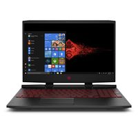 2019_HP OMEN 15.6" FHD IPS WLED-Backlit Gaming Laptop, Intel Hexa-Core i7-8750H Upto 4.1GHz, 16GB DDR4, 256GB SSD, 1TB HDD, NVIDIA GeForce GTX 1050 Ti, Backlit Keyboard, Bluetooth, HDMI, Windows 10