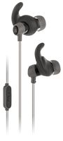 JBL Reflect Mini In-Ear Headphones 3.5mm Stereo Wired Sweatproof Earbud with 1 Button Remote and Mic (Black)