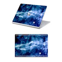 MasiBloom Top & Bottom Sticker Decal for 13" Microsoft Surface Book 2 (2017 Released) 13.5 inch Protective Laptop Cover Skin (for 13.5" Surface Book 2, Nebula- Deep Blue)