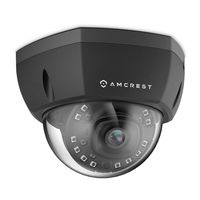 Amcrest 5MP Outdoor PoE IP Camera, UltraHD Security Camera, 2.8mm Lens, IP67 Weatherproof Security, Cloud and MicroSD Recording, IP5M-1176EB (Black)