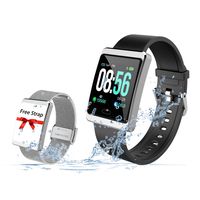 2019 Version Smart Watch for Android and iOS Phones with Heart Rate and Blood Pressure Monitoring, Sleep Monitoring, Information Alerting & Motion Monitoring Waterproof Fitness Tracker for Men, Women