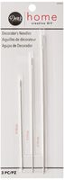 Dritz Home 44003 Decorator's Hand Needles, Size 4, 5 & 6-Inch (3-Piece)