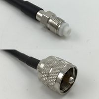 15 feet RFC195 KSR195 FME FEMALE to PL259 UHF Male Pigtail Jumper RF coaxial cable 50ohm High Quality Quick USA Shipping