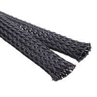 Offex Woven Polyester Expandable Wire Sleeving, 6 Foot - 1/2" Diameter