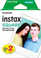 Fujifilm Instax Square Instant Film - 20 Exposures - for use with The Fujifilm instax Square Instant Camera with ElectronicsClub Microfiber Cloth