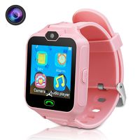 DUIWOIM Kids Smart Watch Phone Watch for Kids Smartwatch Camera Games Touch Screen Cool Toys Smart Watch Gifts for Girls Boys Children (Pink)