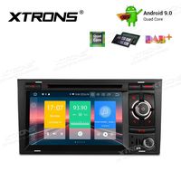 XTRONS Android 9.0 Car Stereo Radio DVD Player 7 Inch Touch Screen Double Din GPS Navigation Head Unit Supports Plug and Play WiFi Bluetooth 5.0 Backup Camera DVR OBD2 TPMS for Audi A4 S4 RS4