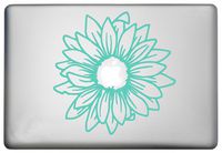 Sunflower Silhouette Laptop Sticker Decor Vinyl Decal is a Sunflower MacBook Pro Air Sticker Decor Decal. Laptop Sizes 11, 12, 13 and 15 inch Mint