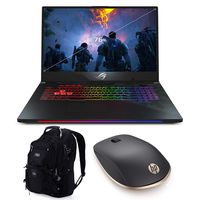 ASUS ROG Strix Scar II GL704GV-DS74 Gaming and Business Laptop (Intel i7-8750H, 64GB RAM, 2TB Sata SSD, 17.3" FHD IPS, RTX 2060, Win10 Pro) VR Ready with HP Z5000 Mouse and ME2 Backpack