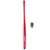 Honsky Cell Phone Stylus, Tablet Stylus for Touch Screens: Universal Long Metal Slim Waist Stylist Pens, Tablet Pen, Touchscreen Stylus Pen - with Replacement Tips, Hot Pink