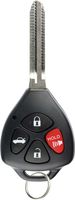 KeylessOption Keyless Entry Remote Control Car Ignition Key Blade Fob Replacement for GQ4