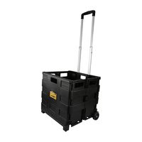 Olympia Tools 85-010 Grand Pack-N-Roll Portable Tools Carrier with Telescopic Handle, 80 Lb. Load Capacity, Black