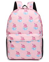 FITMYFAVO Backpack for Girls School Backpack for Women Cute Cake Bookbag With 15" laptop compartment
