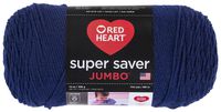 Red Heart Super Saver Jumbo Yarn, Soft Navy