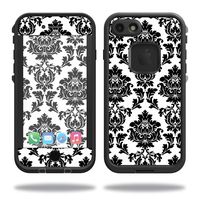 MightySkins Skin Compatible with Lifeproof iPhone 7 - Vintage Damask | Protective, Durable, and Unique Vinyl Decal wrap Cover | Easy to Apply, Remove, and Change Styles | Made in The USA