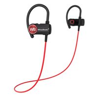 WhizzBeats Bluetooth Headphones IPX7 Waterproof, Wireless Sport Earbuds Bluetooth 4.1, Richer Base, HD Stereo Earphones w/Mic, 9-11 Hrs Playback Noise Cancelling Headsets for Workout, Running, Gym