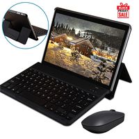 2 in 1 Tablet 10.1" FHD, touchsreen 4G WiFi 3GB RAM 64GB Memory Android 8.1 Quad-Core Dual SIM Bluetooth/GPS/OTG Tablet Netflix YouTube Call Function Tablet (10.1'' (2+32)+Android 8.1, Black)