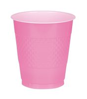 Bright Pink Plastic Cups Big Party Pack, 16 Oz., 50 Ct.