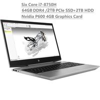 2019 Newest HP Zbook 15V G5 15.6" FHD Touchscreen Mobile Workstation Laptop (Intel Six-Core i7-8750H, 64GB DDR4 RAM, 2TB PCIe NVMe SSD+2TB HDD) Fingerprint, Backlit, Thunderbolt, Windows 10 Pro