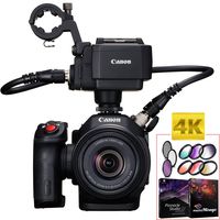 Canon XC15 4K Professional Camcorder + Creative Filter Kit and Video Editing Software