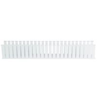 Panduit G3X4WH6 Type G Wide Slot Wiring Duct, PVC, White