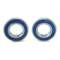 15x28x7mm Precision Ball Bearings ABEC 3 Blue Rubber Seals (2)