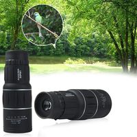 Oguine Double-Adjustable Monocular Telescope, 16x52 HD Dual Focus Waterproof High Power Spotting Scopes for Adults with Cell Phone Photography Adapter for Bird Watching, Hunting, Camping,Travelling