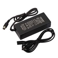 36V Charger RCA 10mm Plug Lotus Connector Output 42V 2A Electric Bike Powerboard Lithium Battery Charge Scooter